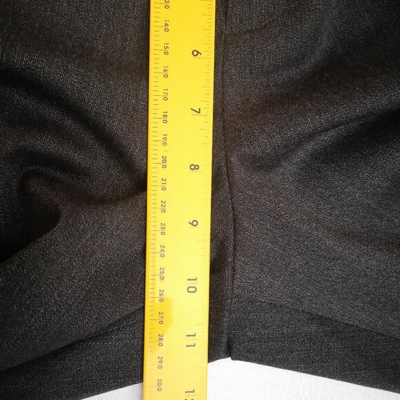 Mossimo Stretch Ladies Size 12 Charcoal Color Slight Flare Dress Pant - Picture 10 of 11